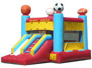 ARENA DEPORTIVA CON TOBOGAN