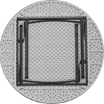 ROUND PLASIC TABLE
