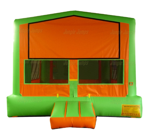 ORANGE & GREEN MODULE BOUNCE HOUSE