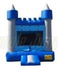 BLUE INFLATABLE CASTLE