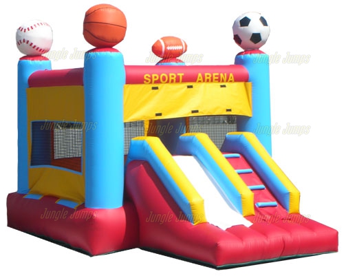 SPORTS ARENA WITH SLIDE
