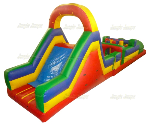 OBSTACLE COURSE WITH SLIDE