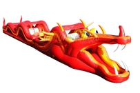 INFLATABLE DRAGON ADVENTURE COURSE
