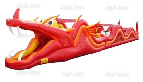 INFLATABLE DRAGON ADVENTURE COURSE