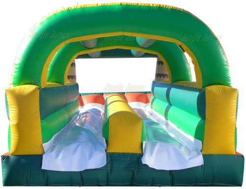 DOUBLE LANE SLIP AND SLIDE