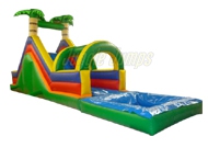 FUN SLIDE WITH POOL