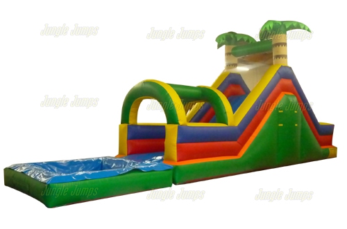 FUN SLIDE WITH POOL