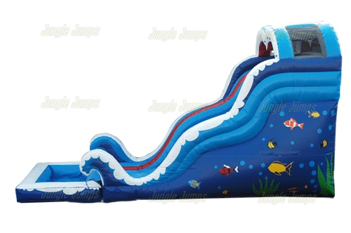 18' WET AND DRY INFLATABLE SLIDE