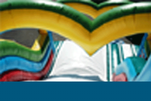 28' INFLATABLE MONSTER ARCH SLIDE