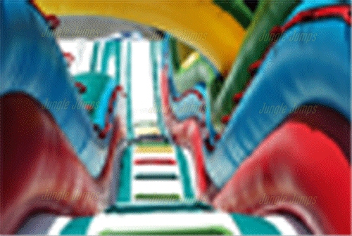 28' INFLATABLE MONSTER ARCH SLIDE