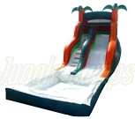18' ORANGE TROPICAL WET & DRYS SLIDE