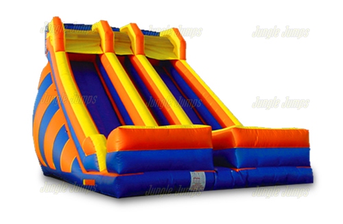 Double Lane Dry Slide 14-22 Feet