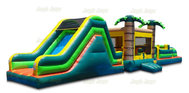 Jump Slide & Obstacle Combo