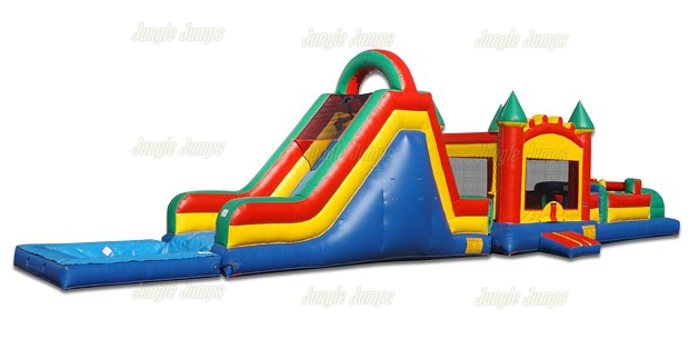 Jump Slide Obstacle with Pool