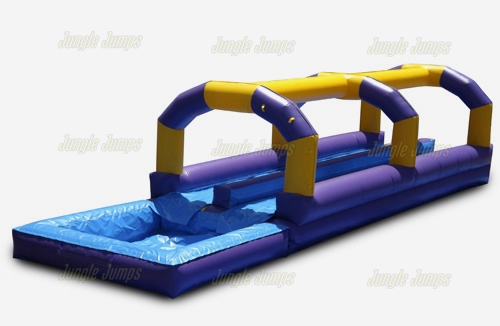 Purple Slip n Slide with Pool