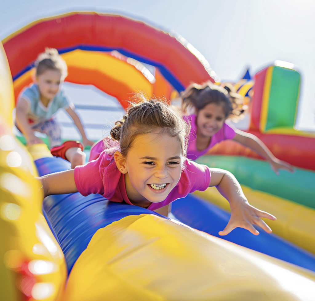 Obstacle Course Bounce House - Jungle Jumps