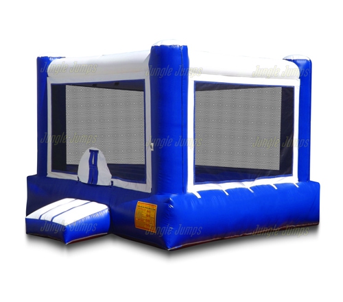 Casa Inflable Blanca Y Azul