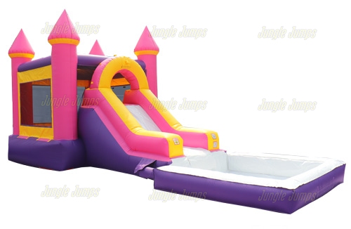 Inflable Combo Rosa con Piscina