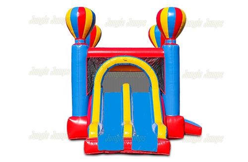Combo Arcoiris de Globos Doble Resbaladilla