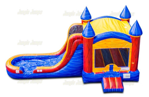 Castillo Combo Fuego con Alberca Splash