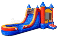 Castillo Combo Fuego con Alberca Splash