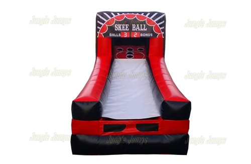 Juego De Skeeball Rojo Y Negro