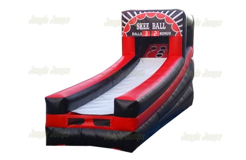 Juego De Skeeball Rojo Y Negro