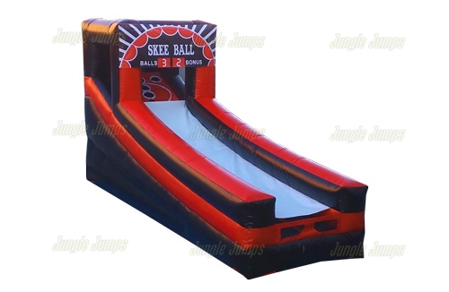 Juego De Skeeball Rojo Y Negro