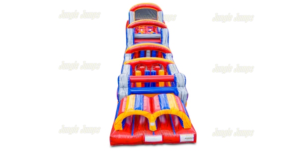 60 pies Carrera de Obstaculo Inflable Marble