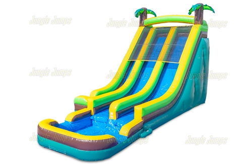 26 Resbaladilla Tropical Doble Linea Solo Agua