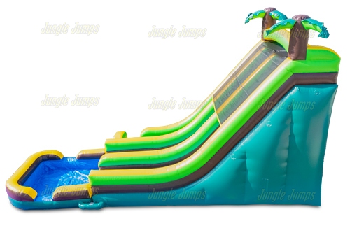 26 Resbaladilla Tropical Doble Linea Solo Agua