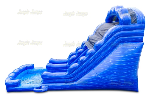 Resbaladilla de Agua/Seco Azul Marble 16