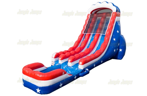 20 USA Wave Double Lane Slide con Alberca