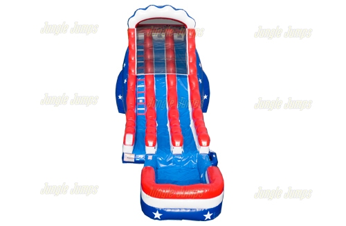 20 USA Wave Double Lane Slide con Alberca