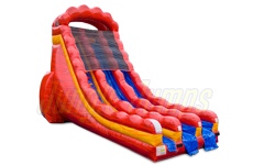 20 Fiery Rouge Double Lane Slide