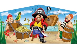 PIRATE ADVENTURE ART PANEL