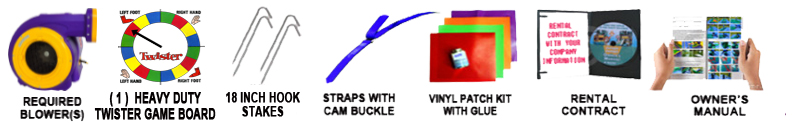Inflatable 3D Twist IN-6018 accessories image 1