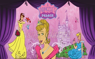 Princess Party Art Panel Rectangular
