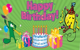 Inflatable Birthday 2 Art Panel Rectangular AC-5907 image 1