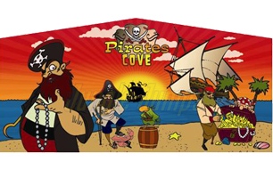 Inflatable Pirate Art Panel AC-0909 image 1