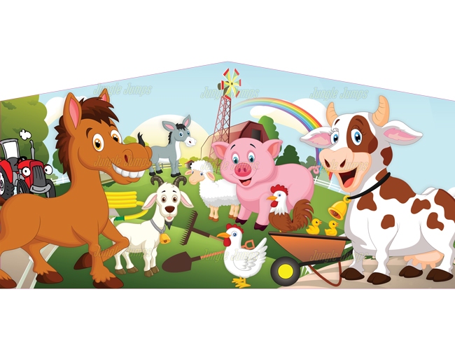 Farm Bounce House Banner