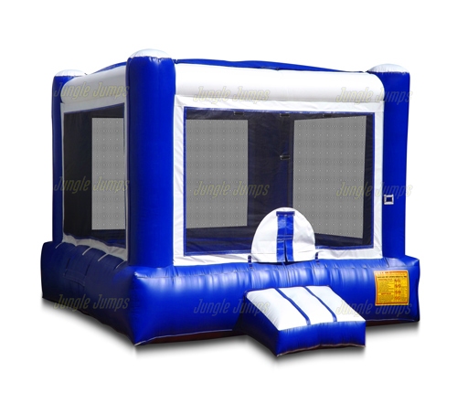 Inflatable Blue & White Moonwalk BH-1224 image 3