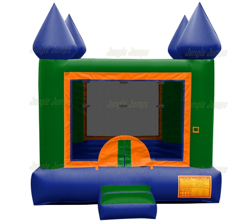 Inflatable Blue and Green Mini Castle BH-2143 image 4