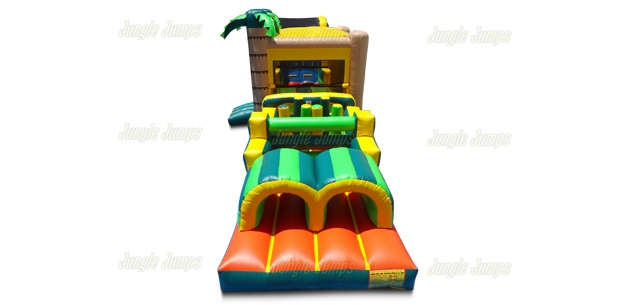 Jump Slide & Obstacle Combo