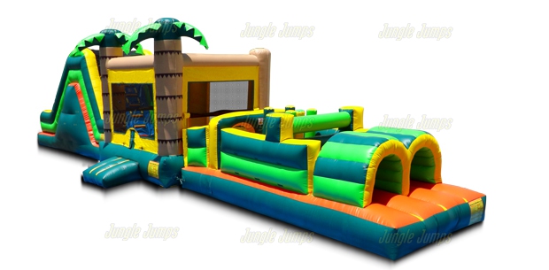 Jump Slide & Obstacle Combo