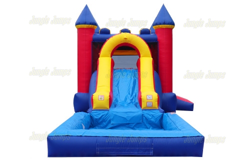 Wet and Dry Combos for sale. Castle Combo II with Pool is an inflatable ...