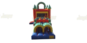 Inflatable Jump Slide Obstacle with Pool CO-1244 image 3