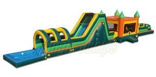 Jump Slide Obstacle with Slip-n-Slide