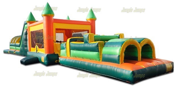 Jump Slide Obstacle with Slip-n-Slide