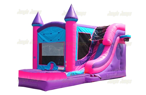 Inflatable Princes Castle side Slide Combo Wet/Dry CO-1453 image 3